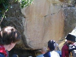 Petroglyphs at Indian Writings